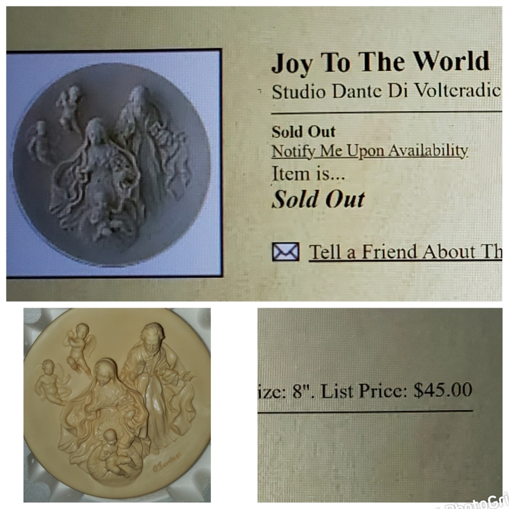 Religious decorative plate